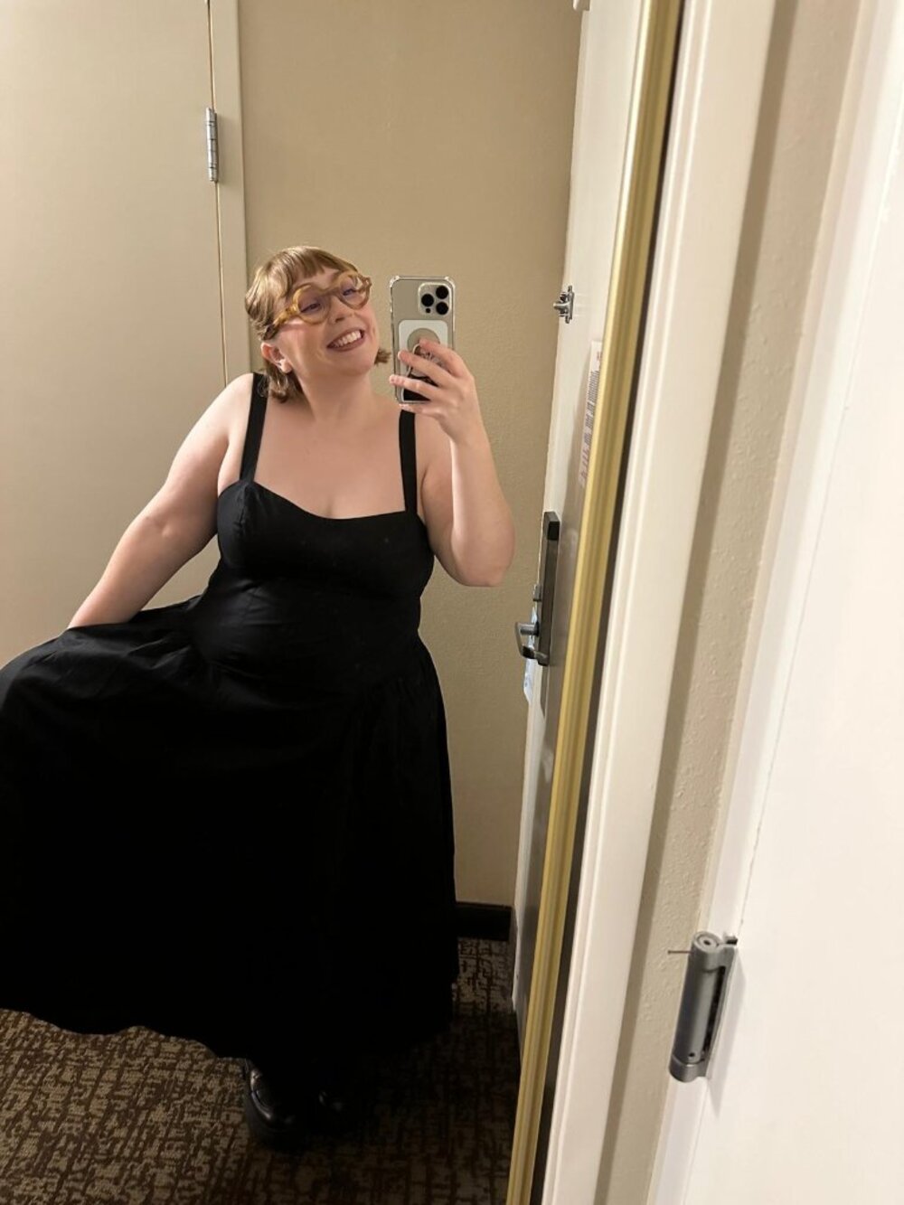 Free People Black Dress L